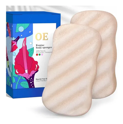 Esponja Konjac Cuerpo 2u Earth Beauty