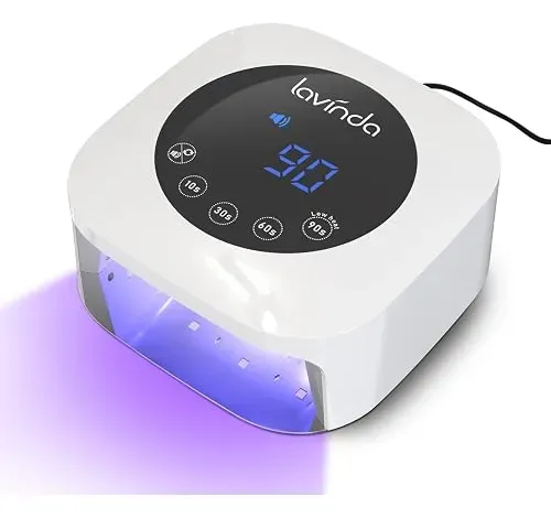 Lampara Uv Led Lavinda 54w La601b Dc Negro Sensor Timer 4