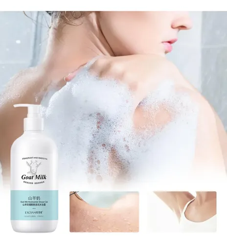 P/j Jabón Corporal De Leche De Cabra Gel De Ducha Exfoliante