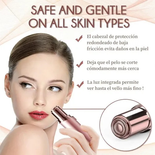 Depiladora Facial Mujer Electrico Usb Recargable, Depilador