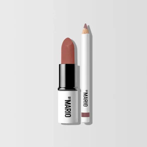 Kit Labial Y Delineador Nude Makeup By Mario Para Mujer