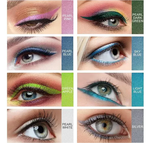 Conjunto De Lápices De Eyeliner 14 Colores Ownest 14 Colores