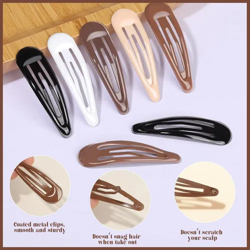 Pinzas Para El Pelo Con Forma De Gota De Agua, 50 Unidades,