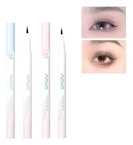 Delineador En Fibra Ultra Fino Waterproof Flower Novo