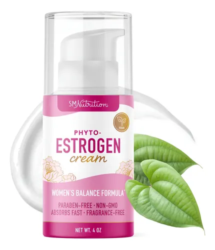 Crema Fitoestrógeno Para Mujeres Con Ñame Salvaje Natural Sin Fragancia