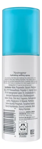 Spray Fijador De Maquillaje Neutrogena Hydro Boost 100 Ml Co