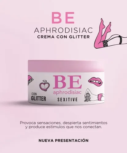 Crema Corporal Perfumada Glitter Feromona Be Sexitive Luxury