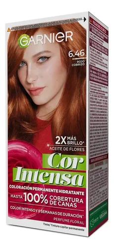 Kit Tintura Permanente Cor Intensa Tono 6.46 Garnier