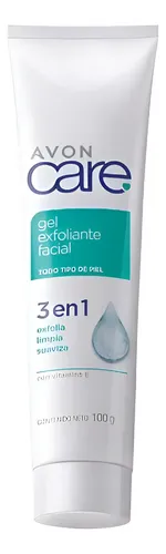 Gel Exfoliante Facial 3 En 1 Avon Exfolia Limpia Suaviza