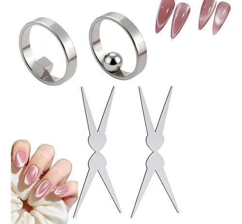Anillo Imán Para Uñas Cat Eye, Fuerte Y Y Anillo Magneto