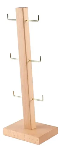 Soporte Para Diadema, Estante De Color De La Madera