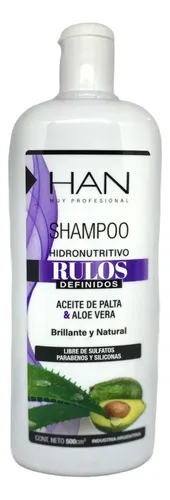 Kit Rulos Definidos Shampoo Han+gel Aurill+ Crema Peinar Han