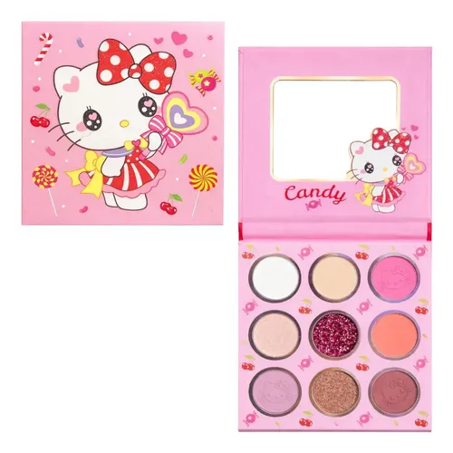 Paleta De Sombras 9 Colores De Hello Kitty