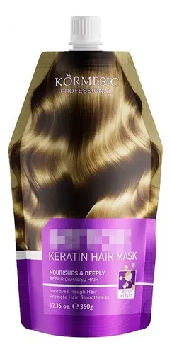 Mascarilla Capilar De Queratina Kormesic De 350 G, Paquete D