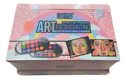 Paleta Ushas Face Painting Cremosa Maquillaje Pro