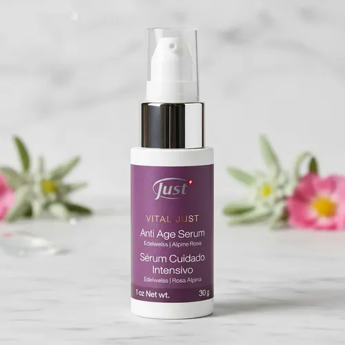 Vital Just Serum Cuidado Intensivo Edelweiss Rosa Alpina 30g Sensible Día/noche