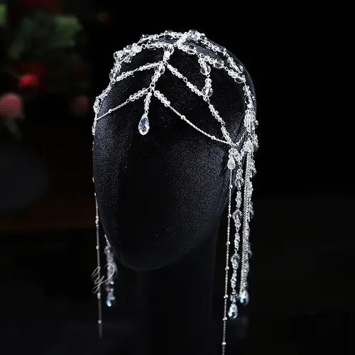 Accesorios For El Cabello Elegante Tocado Con Forma De Gota