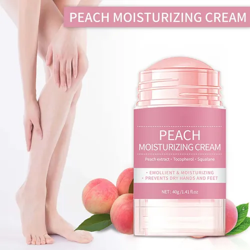 Crema Hidratante De Melocotón Para Manos Y Pies, Agrietada Y