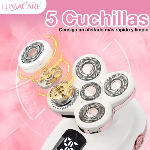 Maquinilla De Afeitar Eléctrica Para Mujer, Rotativa, Recarg