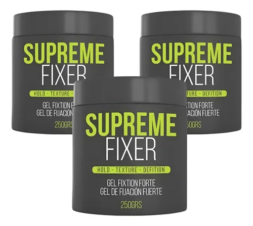3 Gel Fijador Fuerte Supreme Fixer X 250grs Bekim