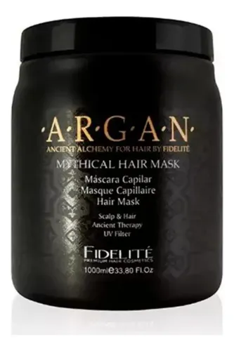 Combo X3 Mascara Mythical Argan Capilar Fidelite Nutre 1000g