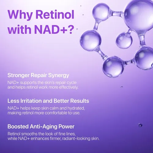 Contorno De Ojos Retinol Nad+ Antiarrugas 10 Ml Todo Tipo De Piel Día/noche