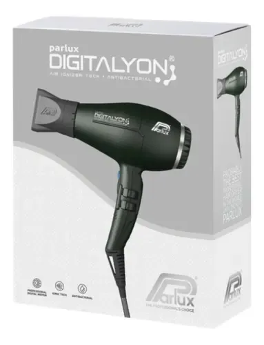 Secador Parlux Digitalyon 2400w Iónico Gris Oscuro