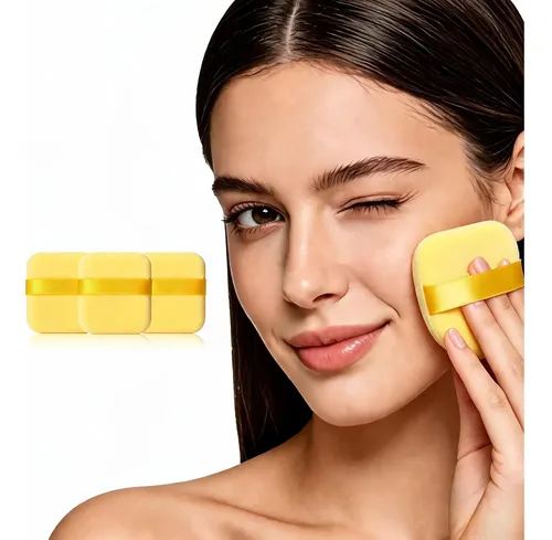Esponja Compacta Para Maquillaje Textura Suave Para Acabado
