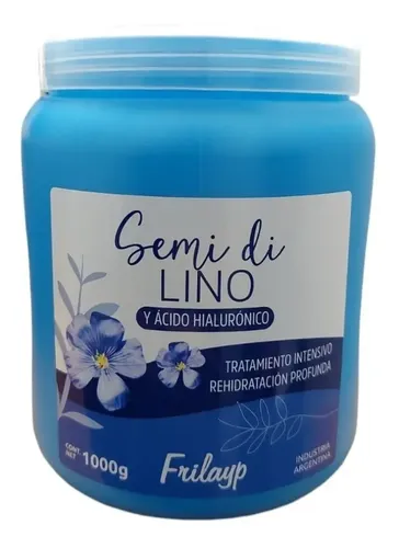 Baño Capilar Semi Di Lino Y Acido Hialuronico Frilayp X1000g