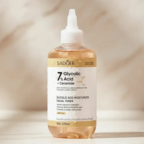 Tónico Exfoliante Con Ácido Glicólico Al 7% + Ceramide Todo Tipo De Piel Noche