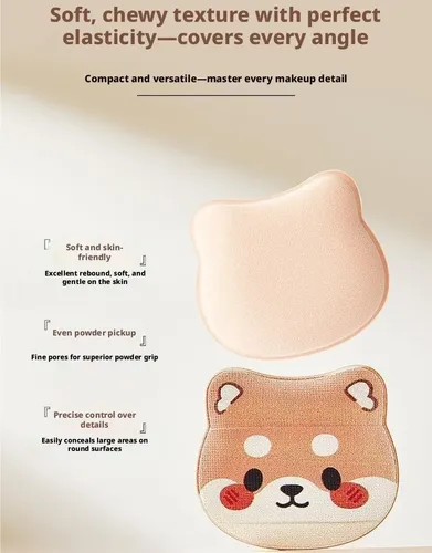 Moe Shape Seco Y Húmedo De Dos Usos Esponja De Aire Puff 4 Cutepetthumbaircushionpuff(packoffour)