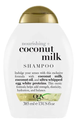 Ogx Coconut Milk Shampoo Hidratante Ideal Cabellos Secos