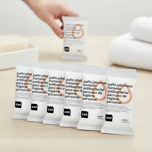 Paños Jabonosos Con Clorhexidina Higiene Corporal X 200u