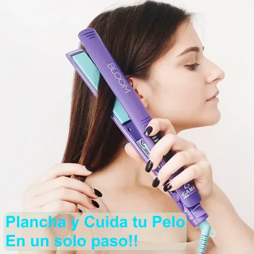 Gama Planchita Plancha Pelo Bloom Elegance Regulable Color