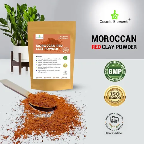 Polvo De Arcilla Roja Marroquí Cosmic Element 113 G