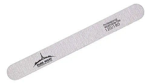Lima De Uñas 120/180 Paris Night Recta Color Blanco