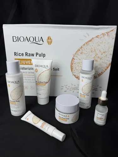 Kit Skincare Arroz Bioaqua Set 6 Piezas En 1