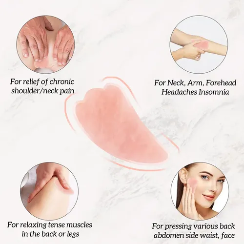 Set De Herramientas Faciales Gua Sha Xyzbstar, Herramienta D