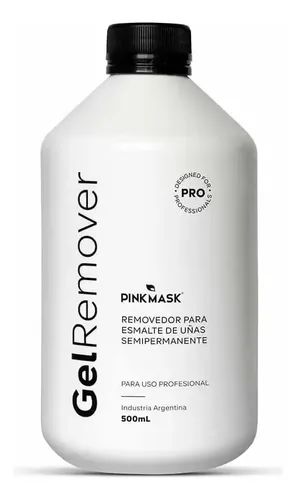 Pink Mask Removedor 500ml Semipermanente Gel Remover