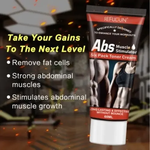 Crema Estimuladora Muscular Abs De 2 Piezas Para Tensar