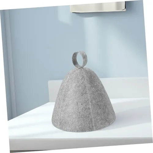 Gorro De Sauna De Fieltro Para Baño, Reutilizable Y Cómodo