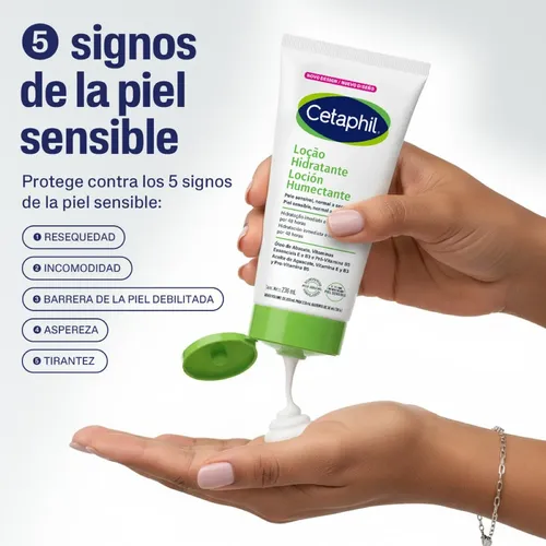 Cetaphil Loción Humectante Corporal Piel Sensible X 236ml