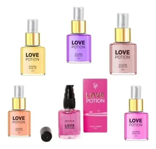 Gel Intimo Love Potion Aceite Comestible Temptation Lingerie Sabor Dulce de leche