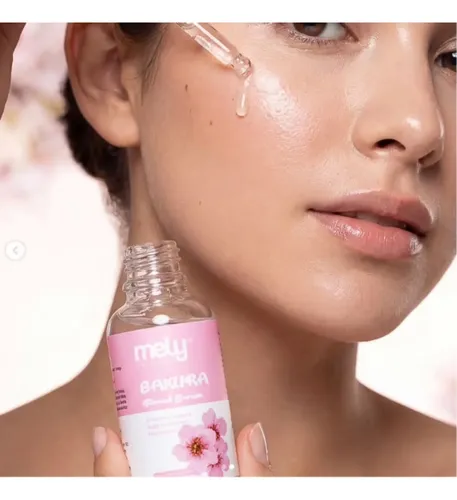 Rutina Skincare Asiatica Sakura Mely 5 Pasos+bolso Neceser