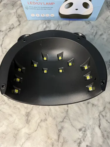 Cabina Led Secador De Uñas Panda 3 En 1 Led Uv 36 W Blanco