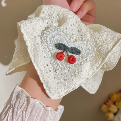 Cintas Para El Cabello Con Estampado De Cerezas Para Coletas