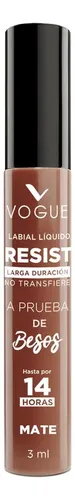Labial Vogue Resist 3ml Acabado Mate Color
