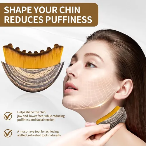 Brocha Para Contorno Facial De 3 Piezas – Escultura De Queix
