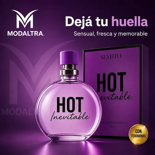 Perfume Mujer Hot Inevitable Feromonas 100ml. +perfumero