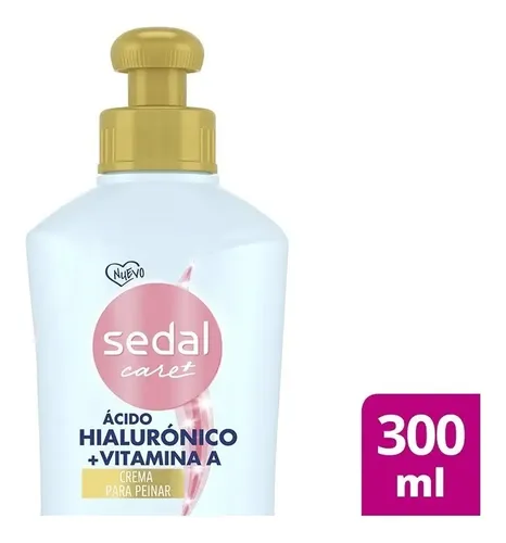 Crema Para Peinar Sedal Hialuronic Vit A Control Frizz 300ml